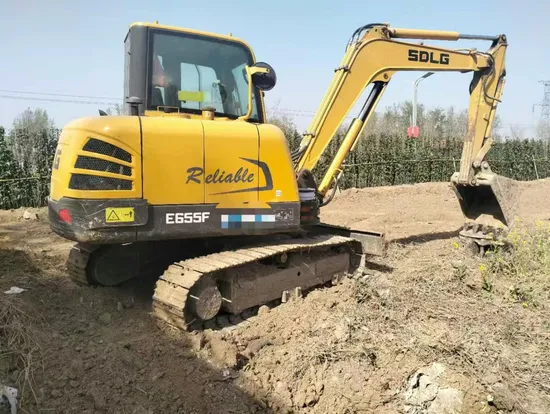 Sdlg 2021 Year E655f 6t Mini Used Excavator with High Quality