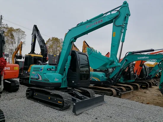 90% New Hydraulic Digger Machinery Used Mini Excavator Kobelco Sk75