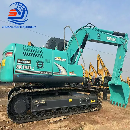 Japan Original 95% New 14tons Kobelco Excavator Sk140 Small Used Crawler Hydraulic Excavator