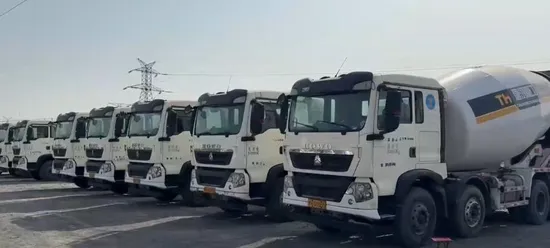 Th Shacman Truck Mounted Concrete Mixer Truck Mixer 8 M³ 10m³ 12 M³ for Hot Sale