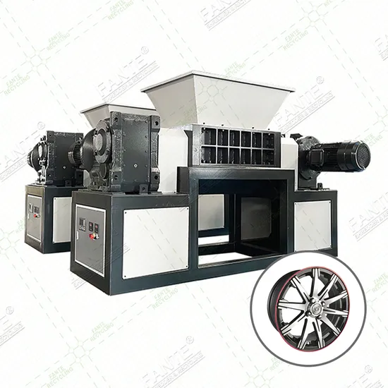 Industrial Double Shaft Waste Car Plastic Scrap Metal Steel Shredder Machine 