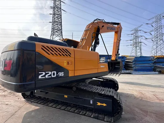 Secondhand Used Hyundai Crawler Excavator EPA CE Brand New Korea R220